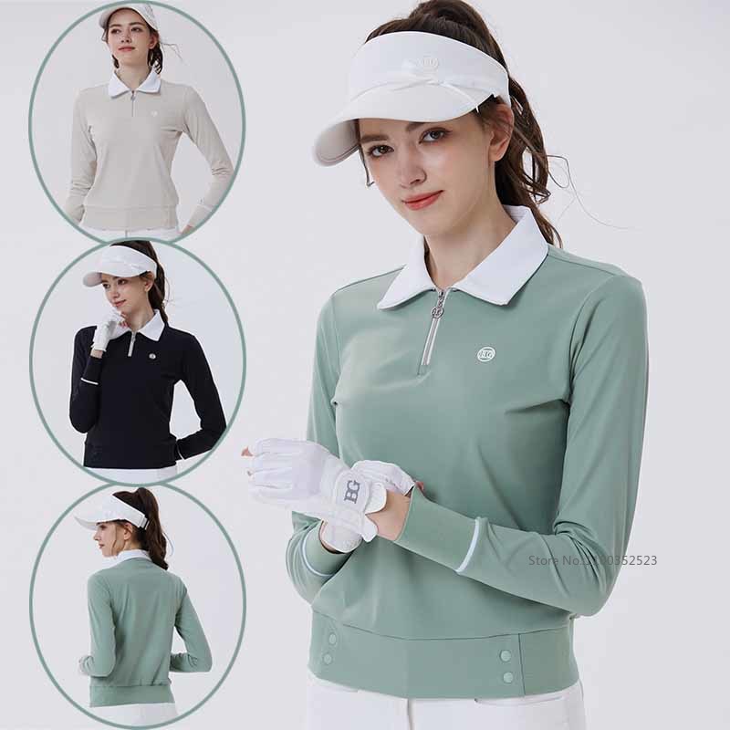 Golf Equipment Korea - Blktee Golf Ladies Long Sleeve Top